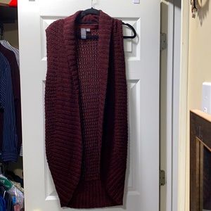 Knit Long Vest